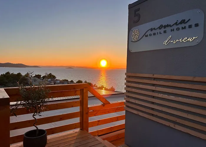 D-View Premium Mobile Home - Panoramic Seaview - 150 M From Beach, Free Parking