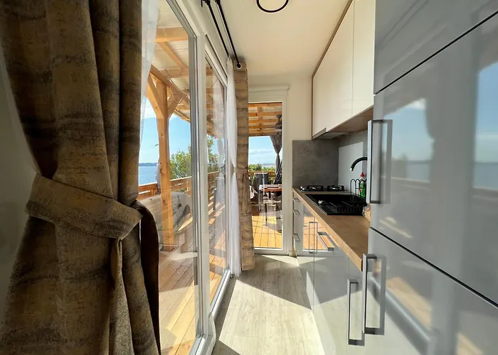 D-View Premium Mobile Home - Panoramic Seaview - 150 M From Beach, Free Parking